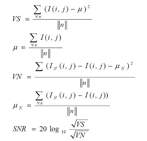  如何計算SNR (signal-to-ratio)? (.NET) (C/C++) (C++/CLI) (GDI+) (Image Processing)