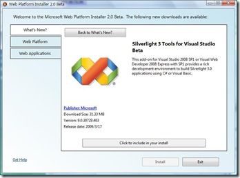 Silverlight 3 Beta版的变化