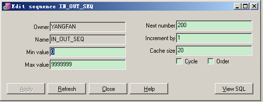 Oracle PL/SQL编程学习笔记：序列和自动编号