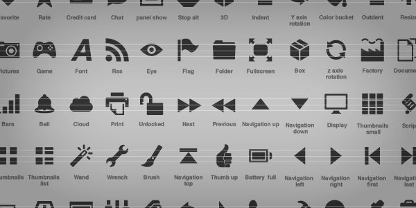 Flat Icons & Icon Fonts