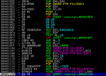 Debugging Waledac - SoftICE Style Breakpoint