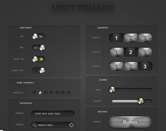 iPhone UI Kits