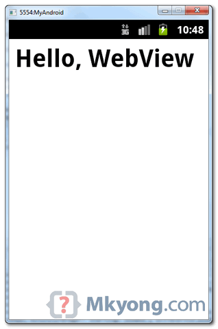 Android WebView使用