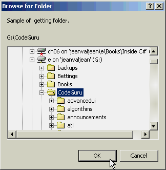 GetFolder : Shell Extension Folder Browser Function (如何获得windows folder 路径) <ZT>