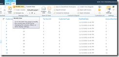 Modify the External List view