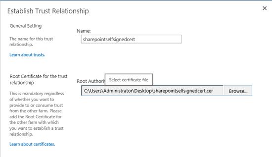 Configure SSL for SharePoint 2013