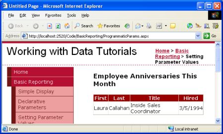 Scott Mitchell 的ASP.NET 2.0数据教程之六:: 编程设置ObjectDataSource的参数值