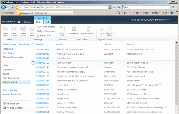 How to Integrate SAP Business Data Into SharePoint 2010 Using Business Connectivity Services and LINQ to SAP