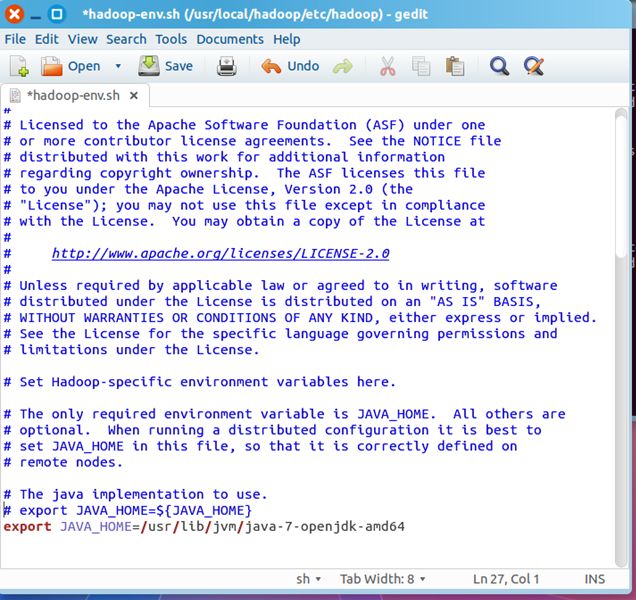 [Hadoop] 在Ubuntu系统上一步步搭建Hadoop（单机模式）