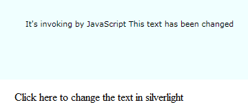 silverlight和javascript交互