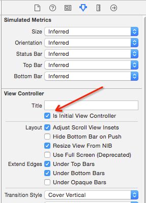 Failed to instantiate the default view controller for UIMainStoryboardFile