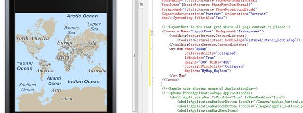 Windows Phone 7 编程实践—捕获Map控件的DoubleTap事件