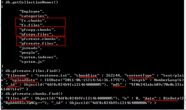第五节 MongoDB GridFS文件存储