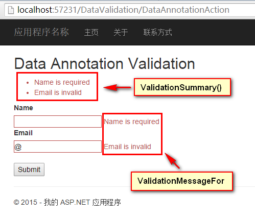 MVC5 + EF6 + Bootstrap3 (15) 应用ModelState和Data Annotation做服务器端数据验证