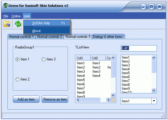 C#使用IrisSkin2.dll美化WinForm程序界面