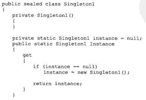 面试题2：实现Singleton模式