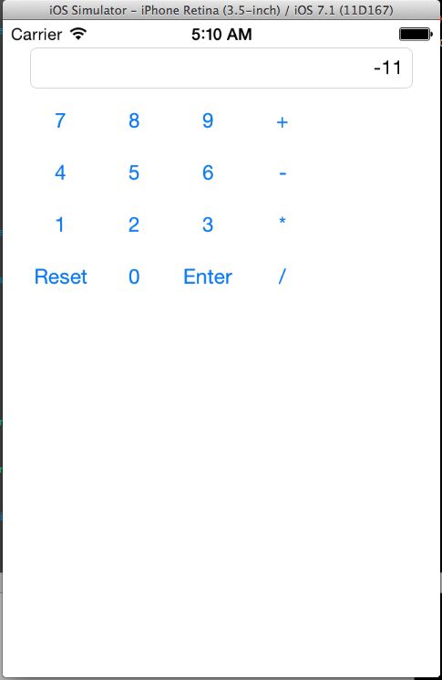 Objective C - 3 - 实现一个计算器