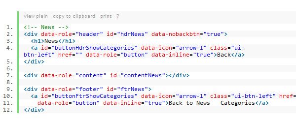 18个jQuery Mobile开发贴士和教程