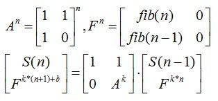 HDU 1588 Gauss Fibonacci