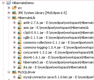 Hibernate实践程序1——DB中增加一条记录