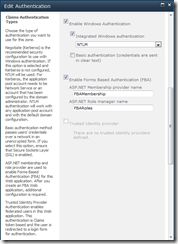 SharePoint 2010 配置基于MemberShip的身份验证