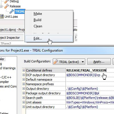 Debug vs. Release In Delphi Build Configurations