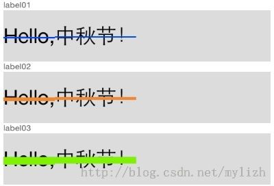 iOS之富文本