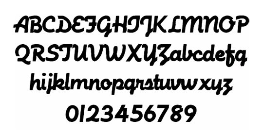 script fonts