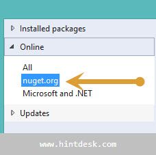 Online nuget.org