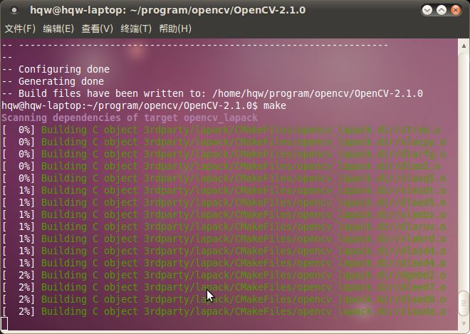 Ubuntu10.10中安装opencv2.1_数字图像处理