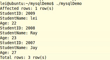 C++ 连接MySQL