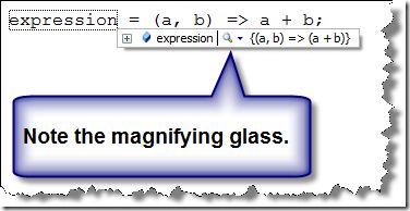 Expression Tree Visualizer的使用