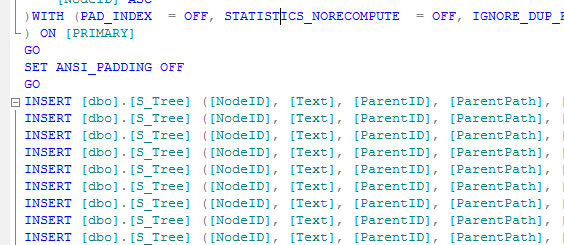 在SQL Server中将数据库架构及全部数据导成脚本