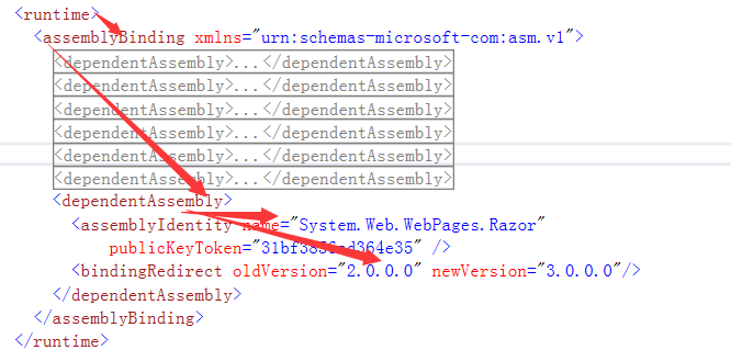 【ASP.NET MVC】"[A]System.Web.WebPages.Razor.Configuration.HostSection 无法强制转换为 ..."的解决办法