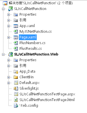 SilverLight学习笔记--Silverligh之在Javascript中调用.NET(包括简单参数和复杂参数的操作)