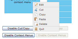 jQuery Context Menu