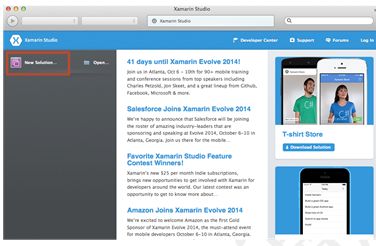 Xamarin iOS编写第一个应用程序创建工程
