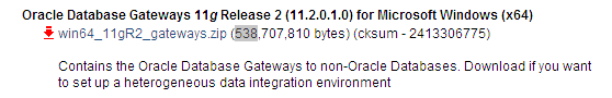 oracle直接读写ms sqlserver数据库（一）如何下载oracle database gateway for sqlserver