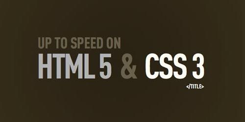 分享最好的HTML5编码教程和参考手册