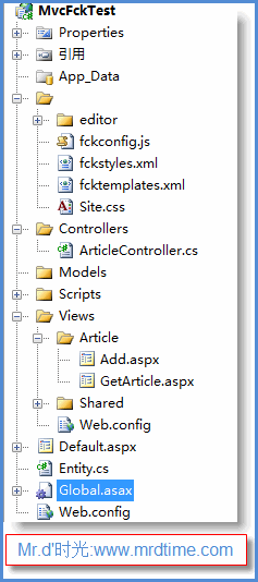 asp.net mvc 正常支持Fckeditor编辑器