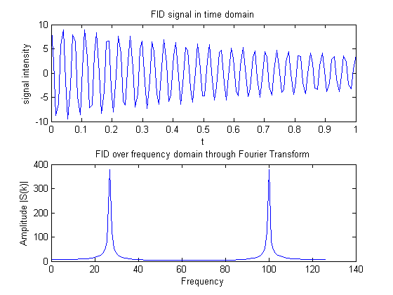 free induction decay fourier transform