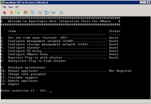 Dell Equallogic host integration tools for vmware vcenter.