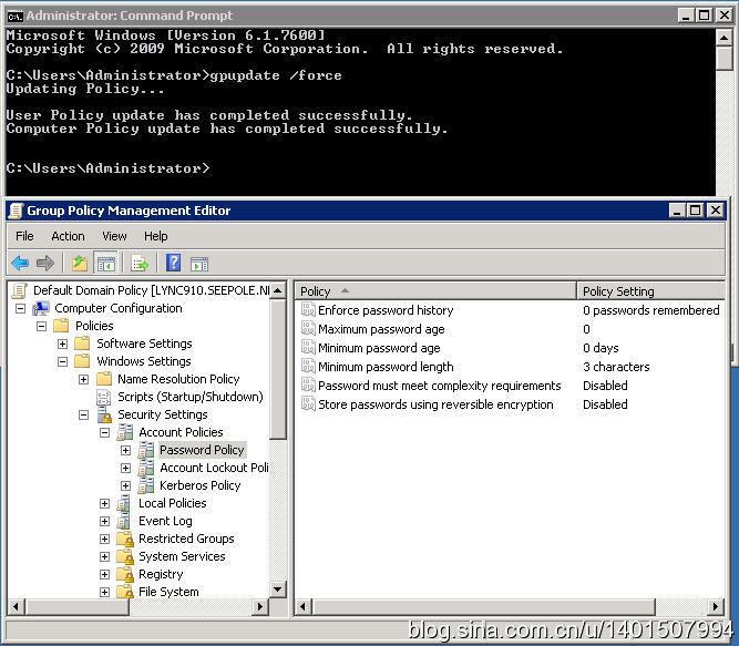 Windows <wbr>2008 <wbr>R2域控下修改密码策略