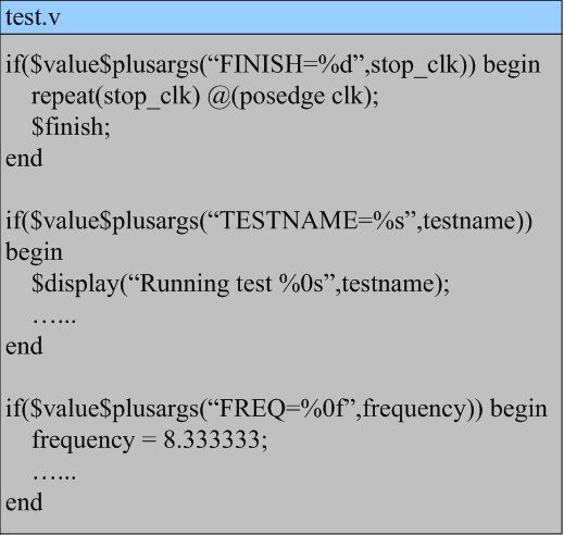 【原创】关于$test$plusargs和$value$plusargs的小结【SystemVerilog/Verilog】