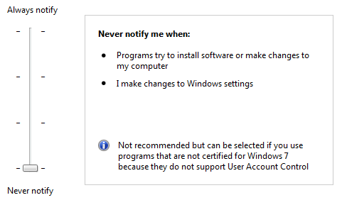 Windows 7：用户帐户控制（UAC）综览