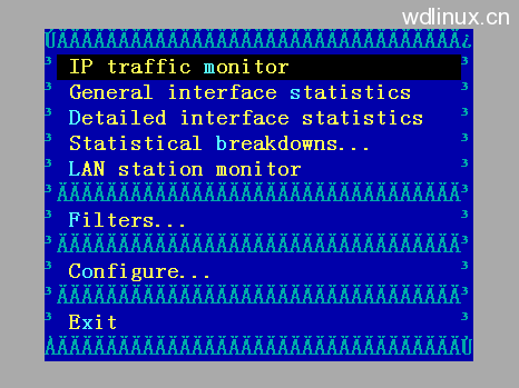 linux网络流量实时监控工具之iptraf