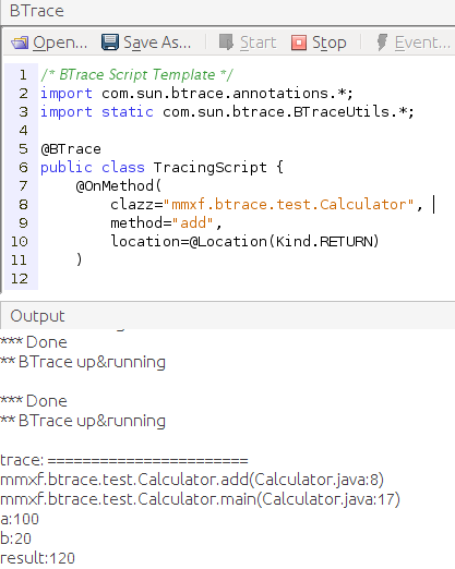 Java BTrace实战(1)--BTrace的入门和使用