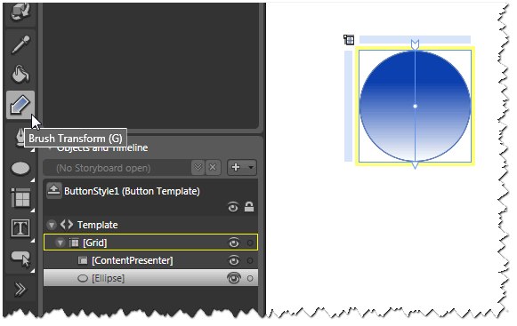 WPF学习笔记-用Expression Blend制作自定义按钮