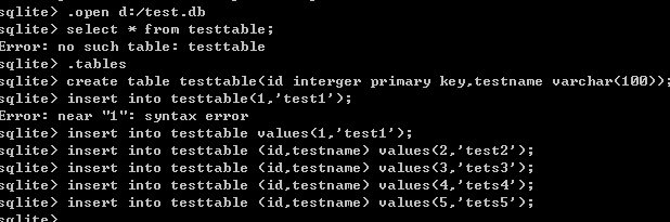 vs2010 net4.0 c# 操作 sqlite