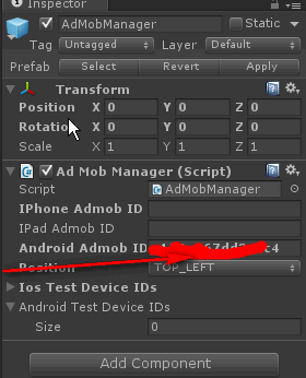 Unity3D添加Admob广告